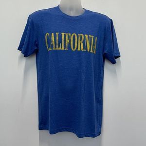 Patrick CALIFORNIA Graphic Logo Blue T-Shirt Size M